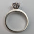 Vintage Jewelry Zirconia Sterling Silver Ring